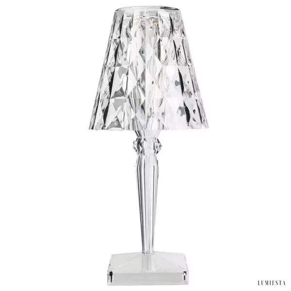 Elegancka lampka stołowa LED w stylu barokowym z akumulatorem