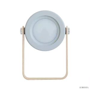 Nowoczesna przenośna lampa LED w stylu skandynawskim