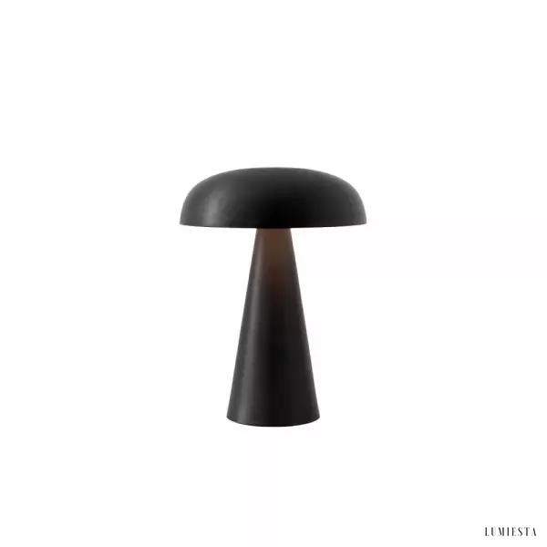 Stylowa przenośna lampa stołowa Como SC53 z kloszem w kształcie grzyba