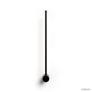 Nowoczesna czarna lampa ścienna LED w minimalistycznym stylu
