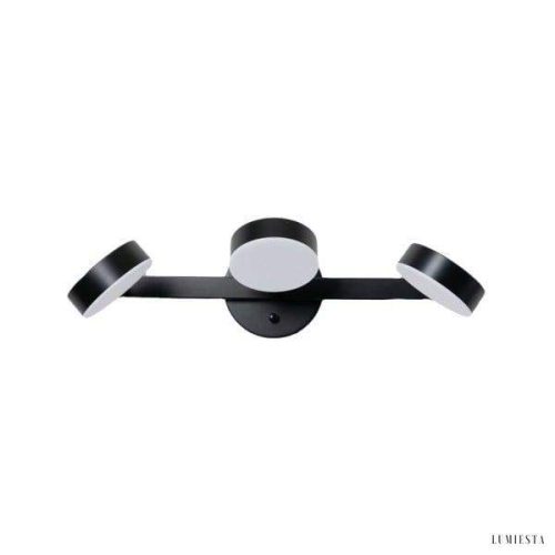 Nowoczesna lampa ścienna z regulowanymi okrągłymi kloszami