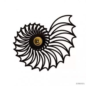 Lampka ścienna LED Nautilus w stylu nowoczesnym 50 cm