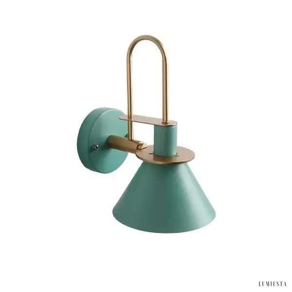 Stylowa lampa ścienna metalowa w skandynawskim stylu
