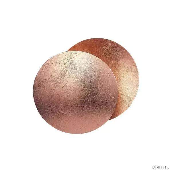 Nowoczesna lampa ścienna Lederam z regulowanym dyskiem