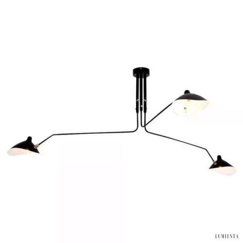 Obeji - Lampa sufitowa stylowa z regulowanym kloszem