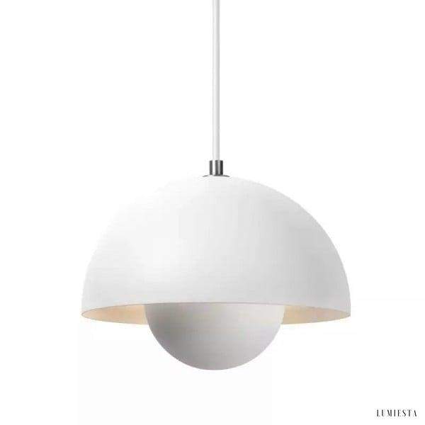 Lampa wisząca Kwiatowa w kształcie półkuli w różnych kolorach