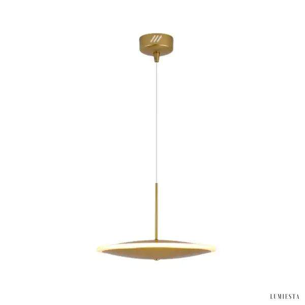 Lampa Wisząca Chrona Dish Mosiężna Design 20 30 40 cm