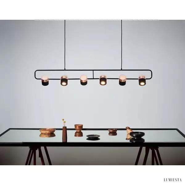 Lampa wisząca LED Slim w stylu art deco z regulowanym kloszem