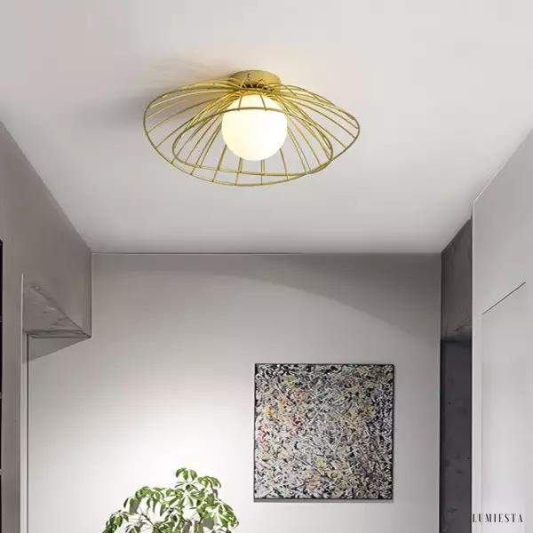 Ray Metalowa Wisząca Lampa z Oryginalnym Kształtem