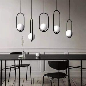 Mila - Glass Globe Pendant Lamp Modern Design