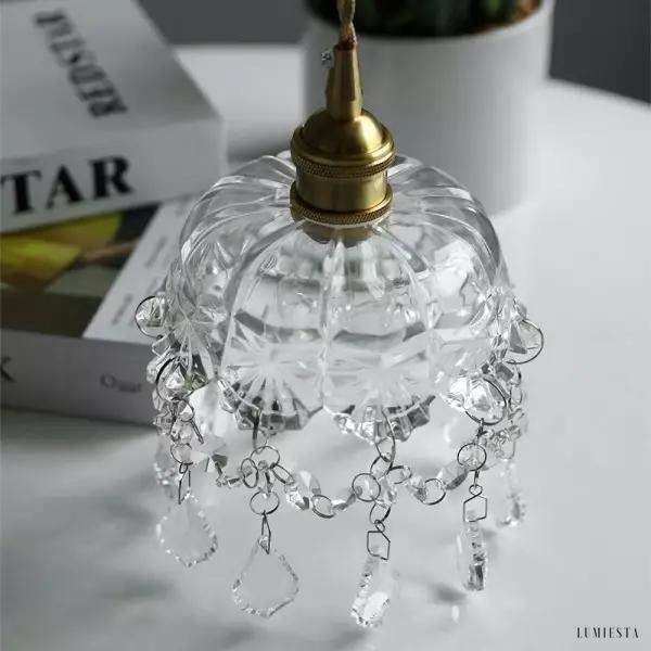 image_10-15.jpg Nowoczesna lampa wisząca w kształcie misy z mosiądzu i szkła