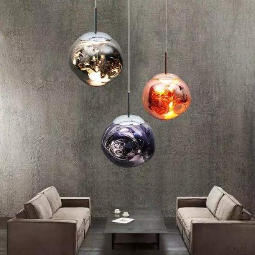 Lampa Wisząca Eloru w Stylu Nowoczesnym Efekt Lawy