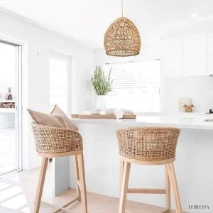 Stratvert - Lampa wisząca pleciona w stylu boho