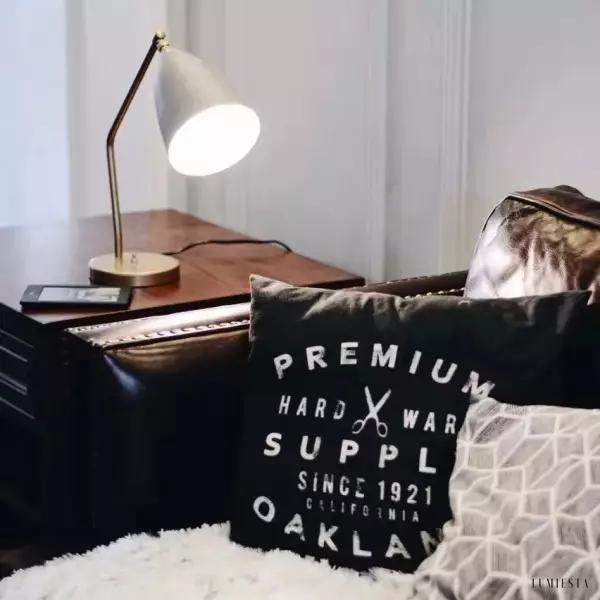 Galer - Lampa biurkowa w stylu retro z metalu z regulowanym ramieniem