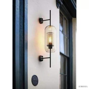Wall Lamp Chiswick Glass Stylish Glass Capsule