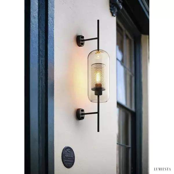 Wall Lamp Chiswick Glass Stylish Glass Capsule