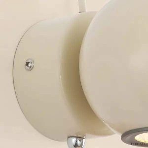 Lampa ścienna Magnetic Attractor Ball nowoczesna kremowa