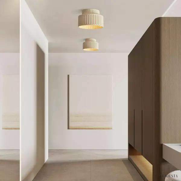 Lampa sufitowa z żywicy w stylu skandynawskim 23 cm