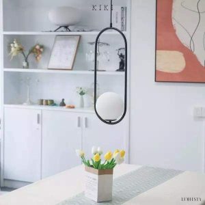 Mila - Glass Globe Pendant Lamp Modern Design