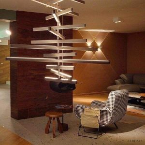 Lampa wisząca Vask w nowoczesnym stylu z regulacją kształtów