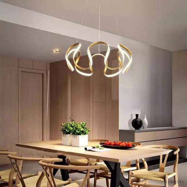 Lampa wisząca Balet LED minimalistyczny żyrandol nowoczesny