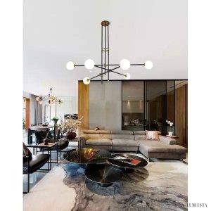 Lampa wisząca SI w stylu nowoczesnym z ręcznie dmuchanym szkłem