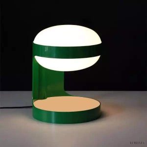 Lampa biurkowa Vintage KD29 w stylu retro zielona