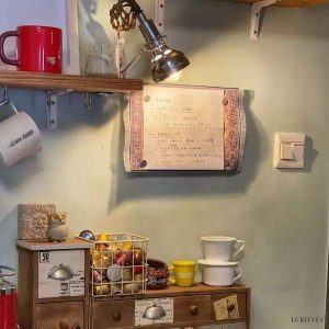 Retro lampa klipsowa industrialna w stylu retro