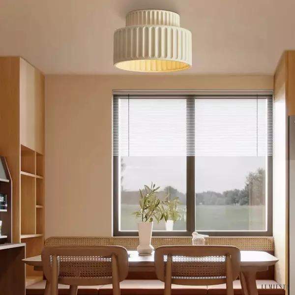 Lampa sufitowa z żywicy w stylu skandynawskim 23 cm