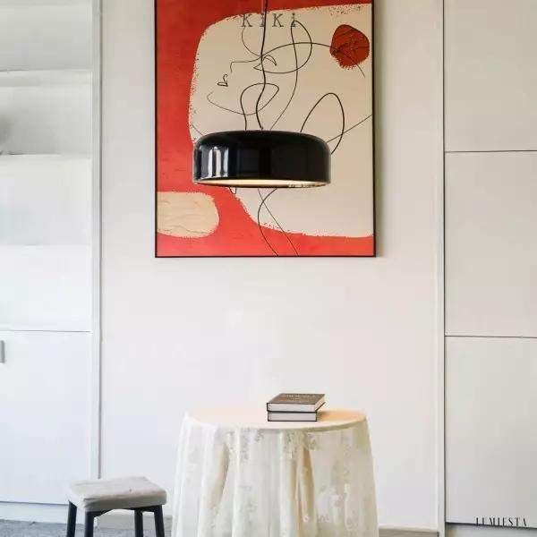 image_11-49.jpg Lampa Wisząca Rosa Nowoczesny Minimalizm Czarny Biały