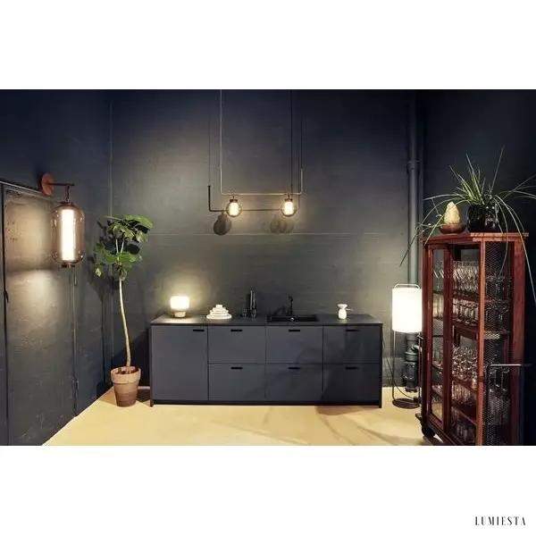 Nowoczesna lampa wisząca BAI w stylu chińskim z szkła