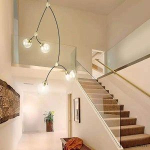 Lampa wisząca Ivy w egzotycznym stylu z dmuchanego szkła