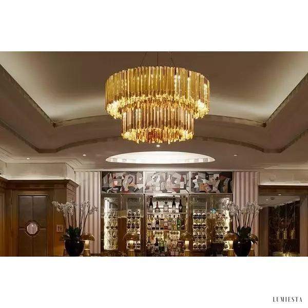 Lampa sufitowa Facet metalowa z efektem LED  styl nowoczesny