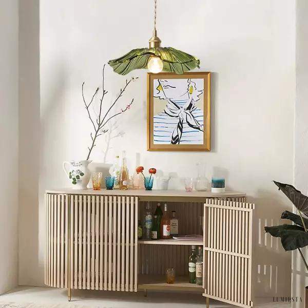 image_12-25.jpg Szklana lampa wisząca retro Lotus z przezroczystym kloszem