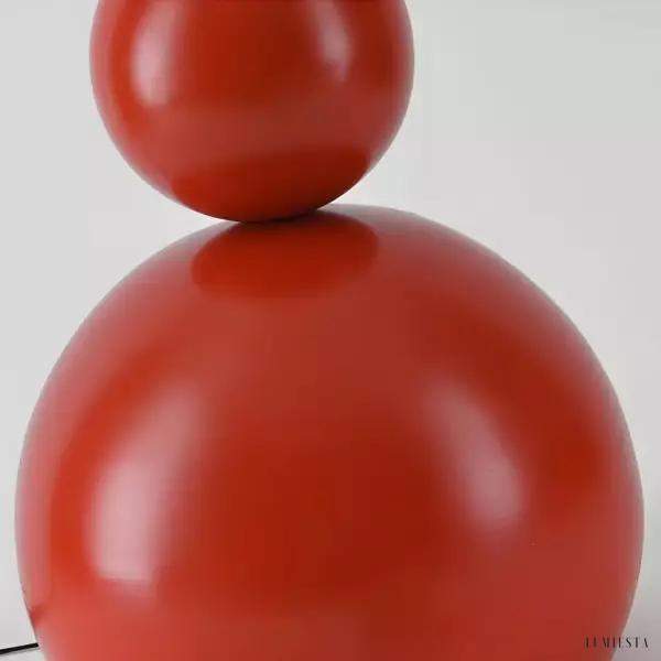 Nowoczesna lampa podłogowa Molecular Ball, detal górnych kul i cienkich ramion