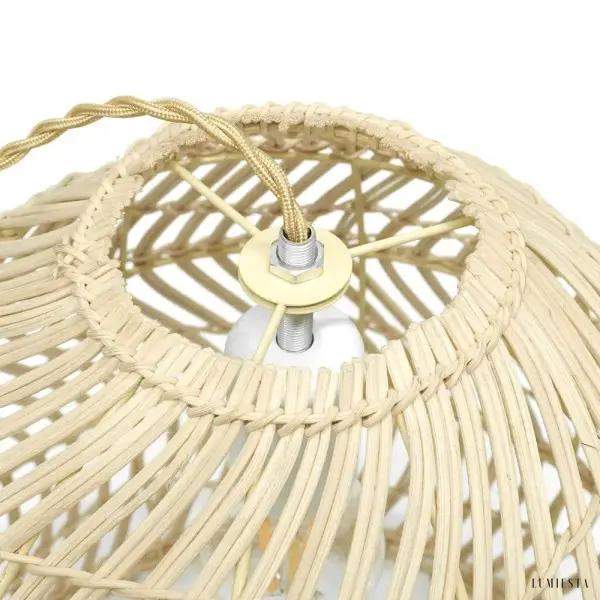 Stratvert - Lampa wisząca pleciona w stylu boho