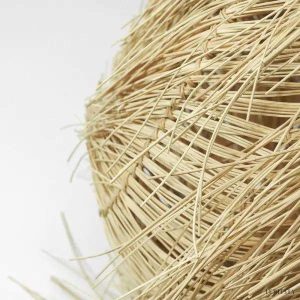 Rattanowa lampa wisząca Nesta w stylu Boho