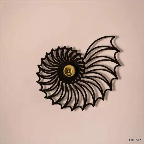 Lampka ścienna LED Nautilus w stylu nowoczesnym 50 cm