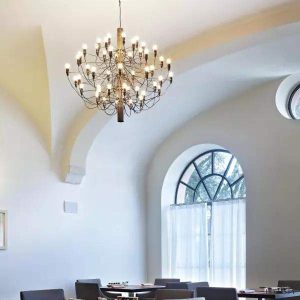 Elegancki żyrandol Nil w kształcie pająka z 30 głowicami