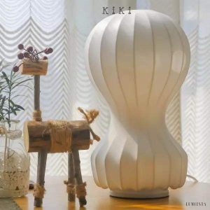 Lampa stołowa Gatto w stylu cocoon idealna do wnętrz