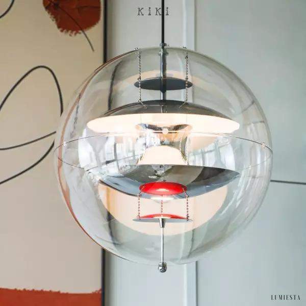 Lampa wisząca West nowoczesny klosz kula eleganckie oświetlenie