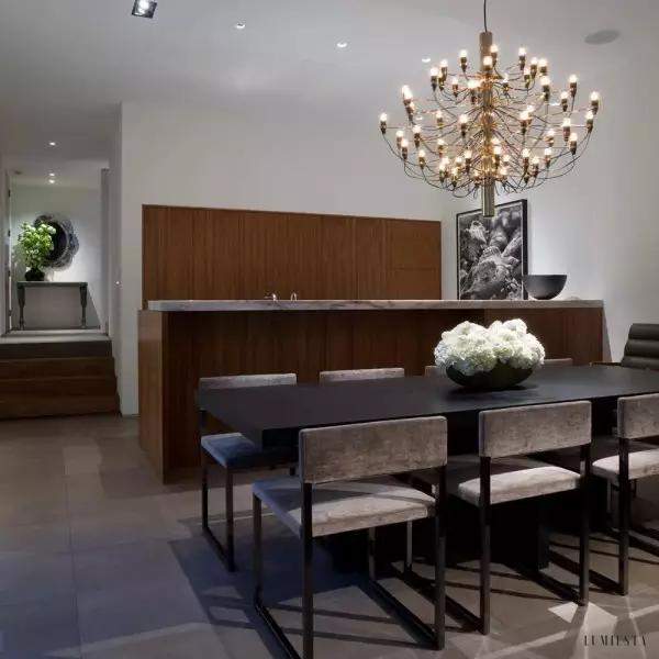 Elegancki żyrandol Nil w kształcie pająka z 30 głowicami