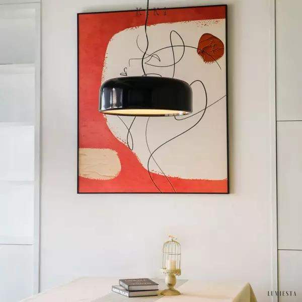 image_16-21.jpg Lampa Wisząca Rosa Nowoczesny Minimalizm Czarny Biały