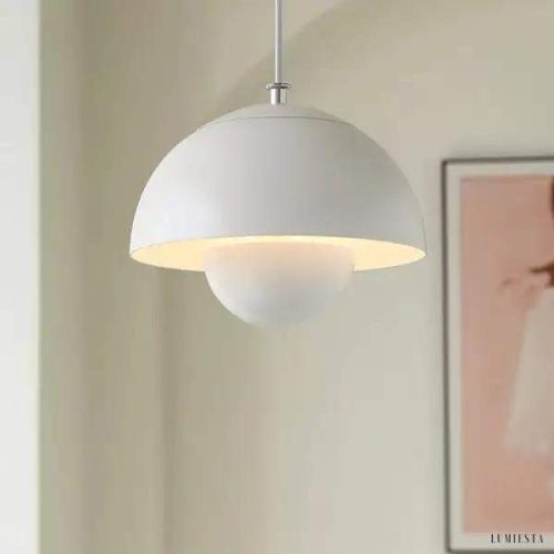 Metalowa lampa wisząca Dalia w nowoczesnym stylu