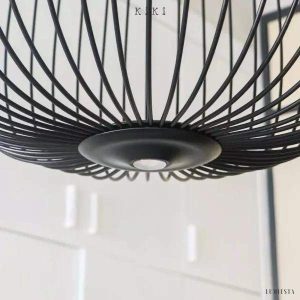 image_16-58.jpg Lampa Wisząca Rim w Kształcie Latarni Styl Nowoczesny