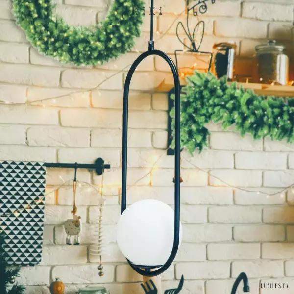 Mila - Glass Globe Pendant Lamp Modern Design