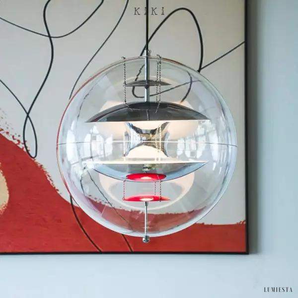 Lampa wisząca West nowoczesny klosz kula eleganckie oświetlenie