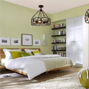 Rustykalna lampa wisząca Cage metalowa do wnętrz