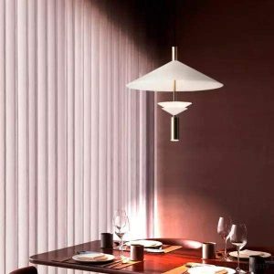 Metal pendant lamp Lantia in Scandinavian style