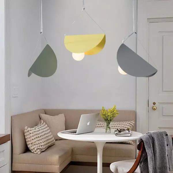 Glider pendant lamp minimalist floating lamp 30 cm